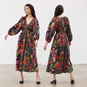 Mara Hoffman Simone Dress Zanzi Black Floral